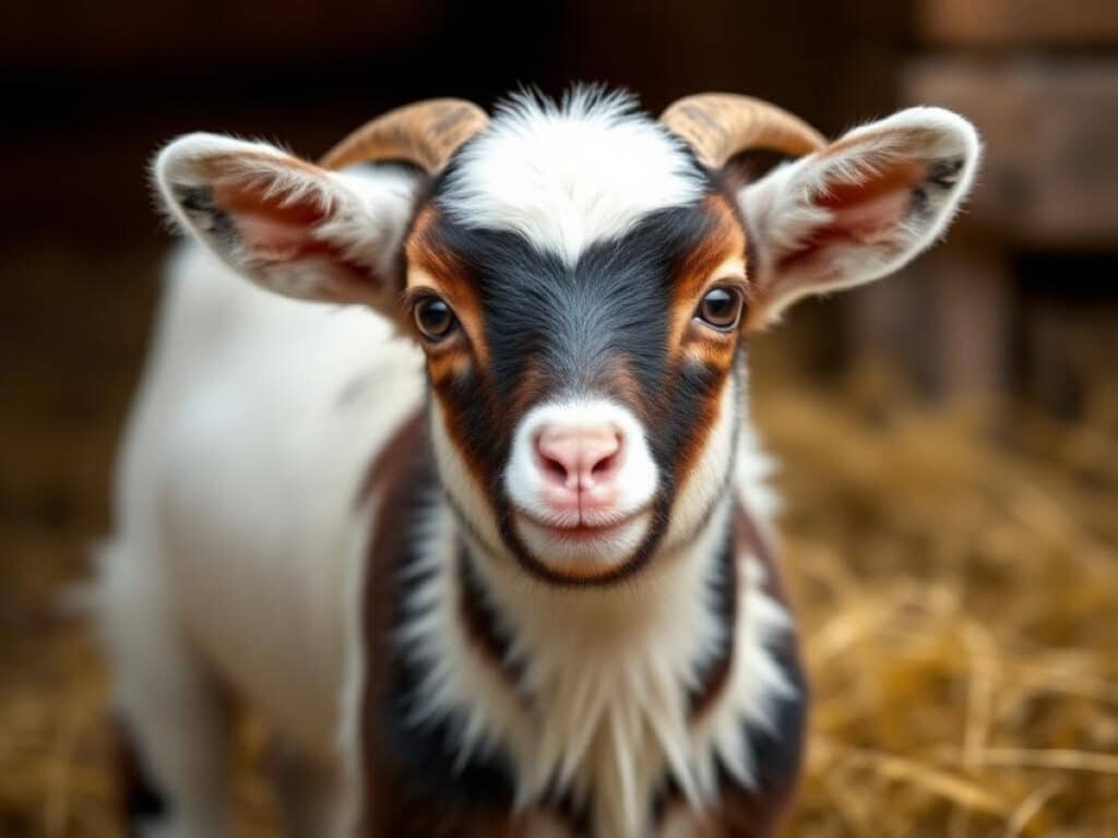 Tiny Goat Triplet Shunned at Birth is Now Thriving After Two Sheepdogs Adopt Her and Teach Her to Be a Collie