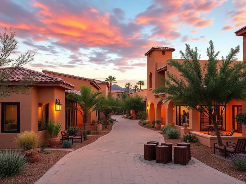 Arizona Suburb Turned into Mediterranean-style Walking Town Where Temperatures Stay Low