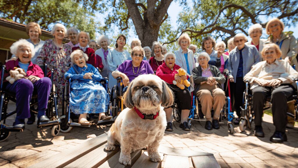 Mangy Shih Tzu Wandering Streets Gets New Home as 75 Seniors in a Care Home Unite to Adopt Him (LOOK)