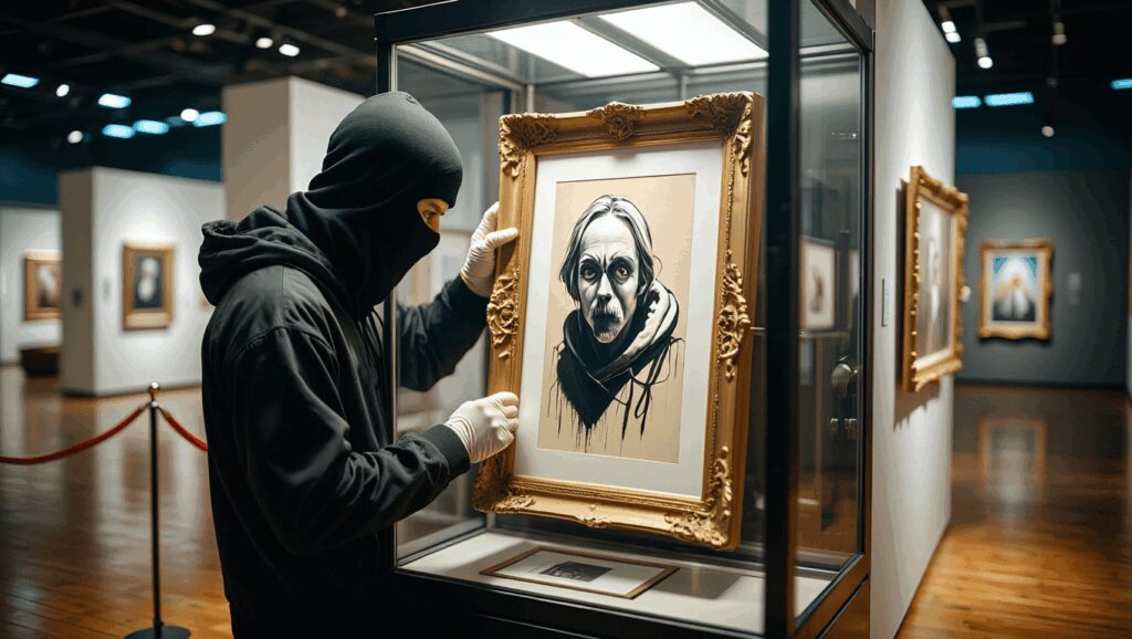 It Only Took 36 Seconds for Thieves To Steal a $365K Banksy Painting