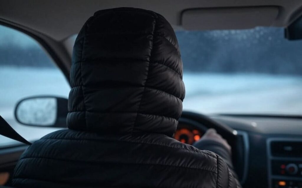 experts advise drivers not to wear puffer jackets in winter