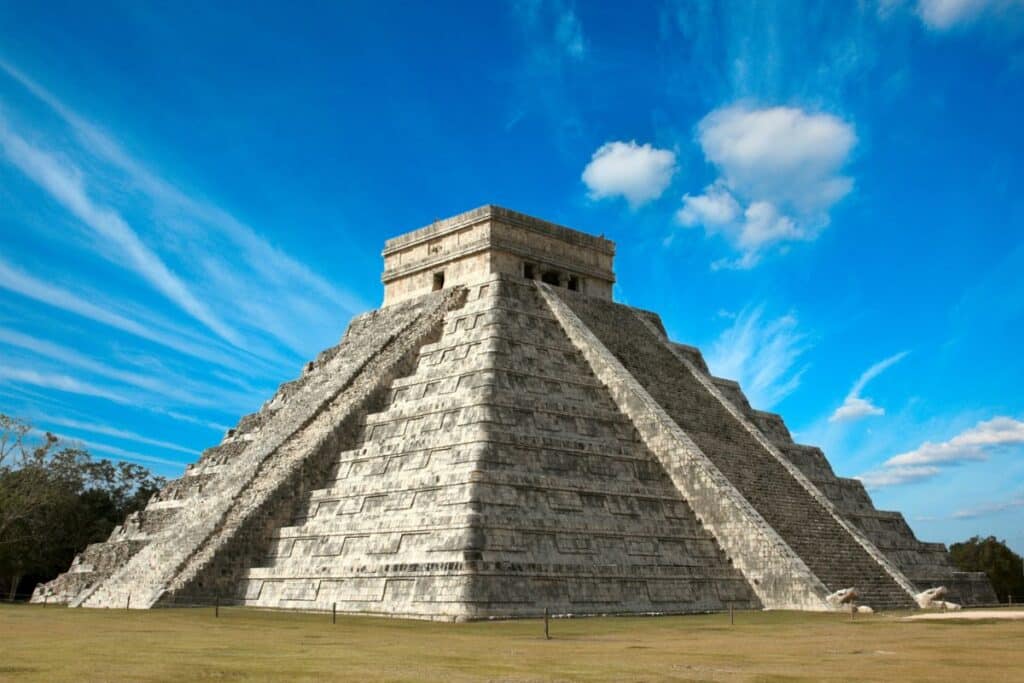 For TikTok, she dances on a Mayan pyramid