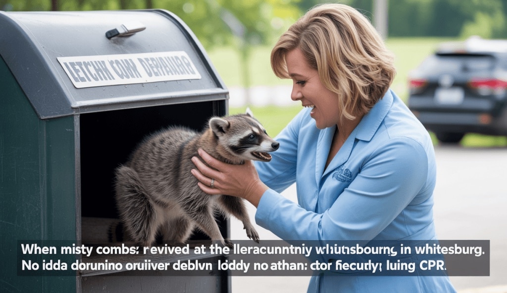 Kentucky Nurse Revives Drunk Raccoon Found in Dumpster By Using CPR