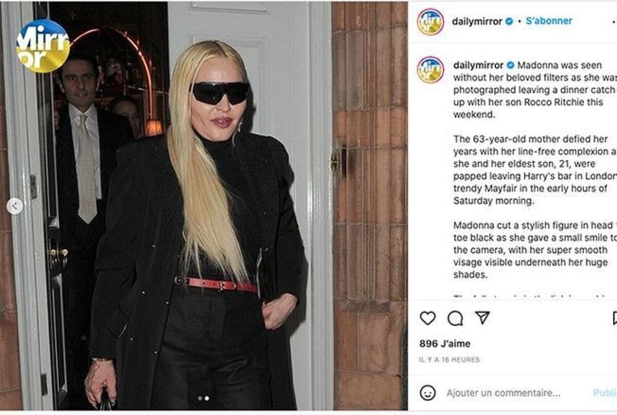 Madonna, 63: her natural face is unrecognizable… Fans don’t recognize