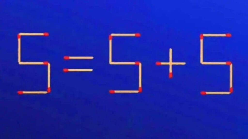 Move just one match to crack this brain-twisting IQ test