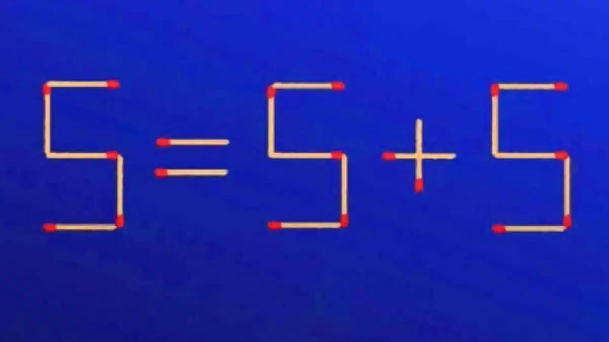 Move just one match to crack this brain-twisting IQ test