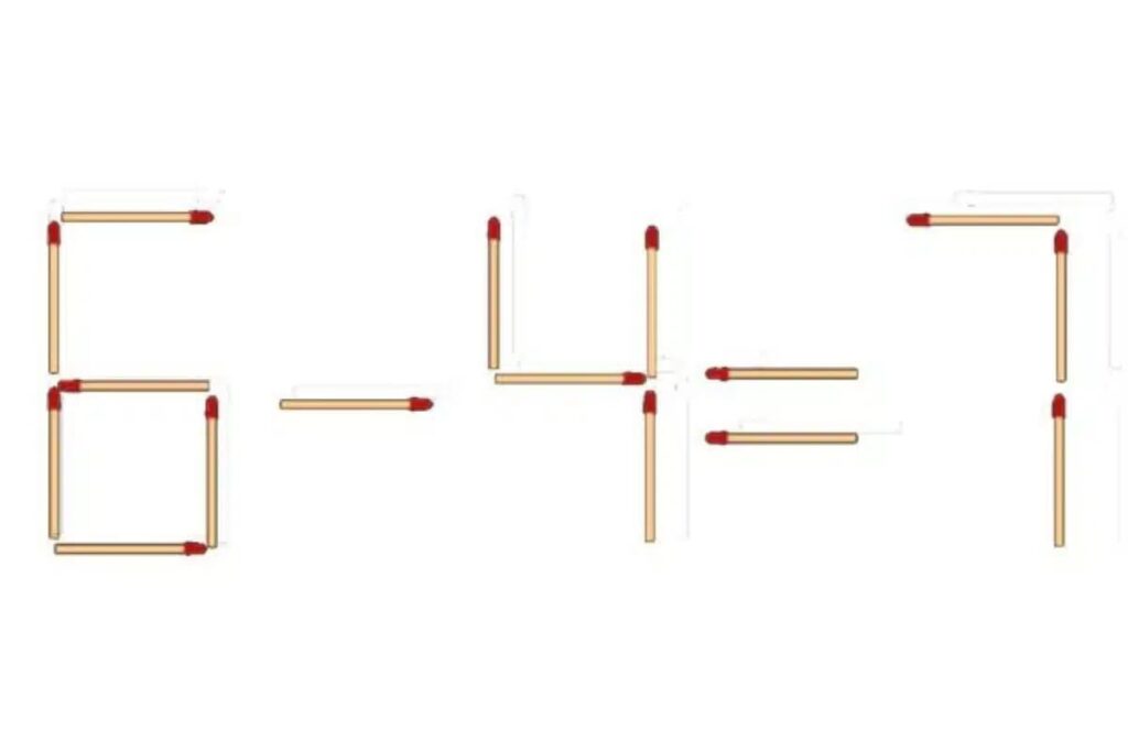 Move just one match to solve this tricky IQ test