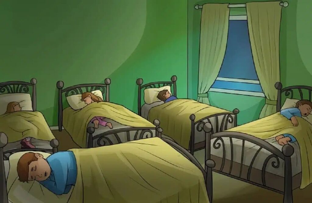 which child sneaked out during the night