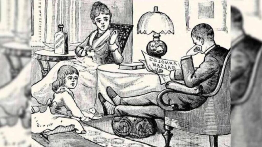 spot both cats in this 1800s-era image