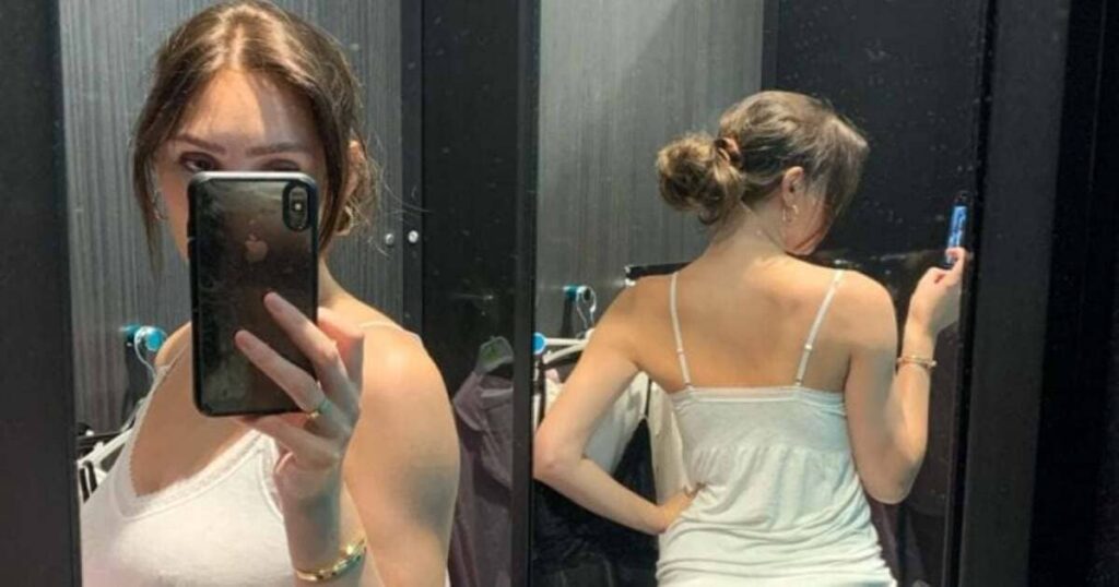She shows the reality of her body