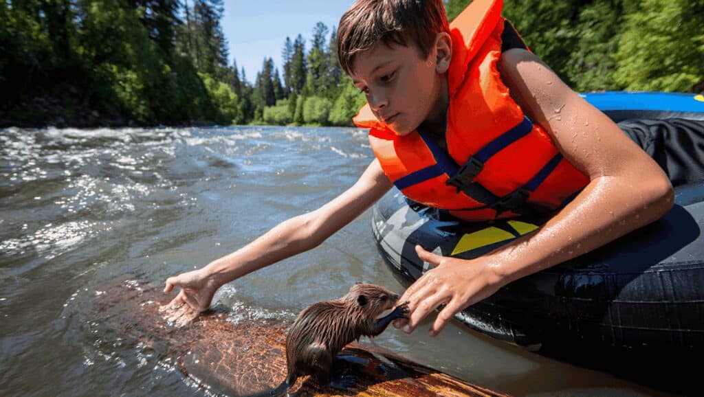 Teen Rescues Baby Beaver from River Rapids: ‘Such a Canadiana Experience’