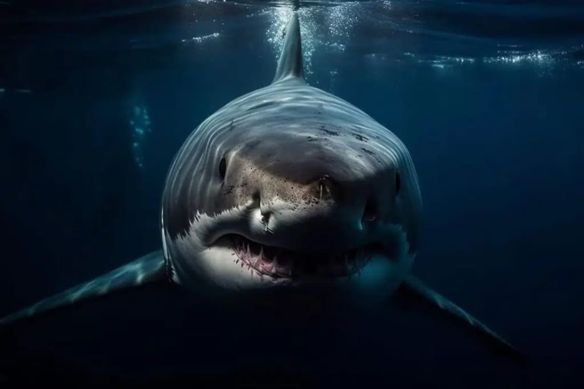 The largest great white shark ever recorded spotted near a major tourist hotspot