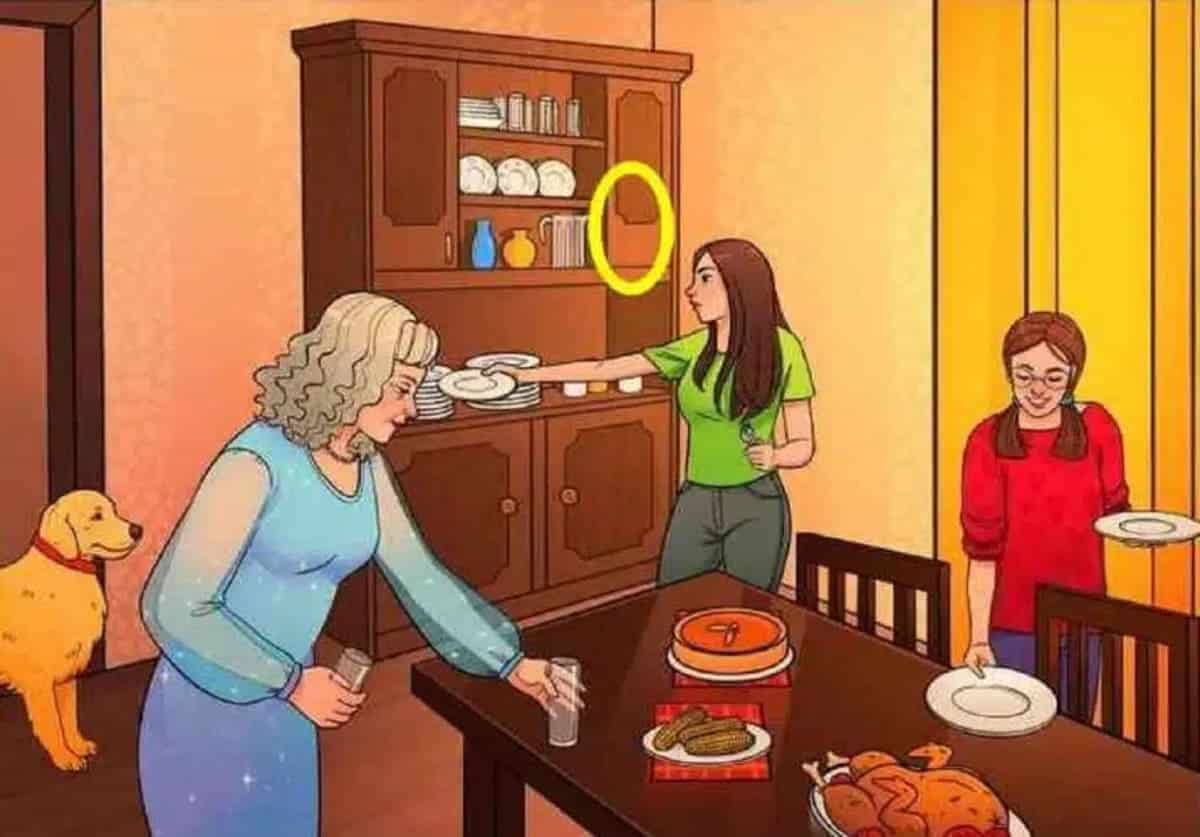 The mistake in this dining room photo