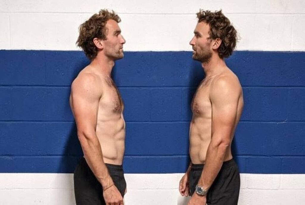 Twins each adopt an omnivore and vegan diet to compare body effects