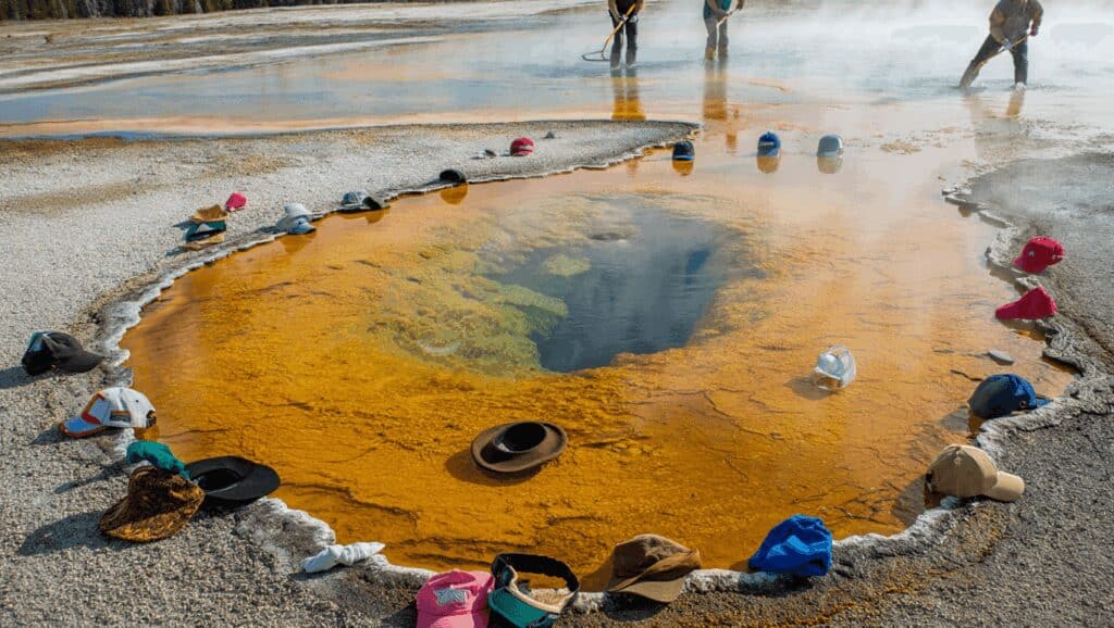 Yellowstone’s Hot Springs Are Under Attack—by Hats
