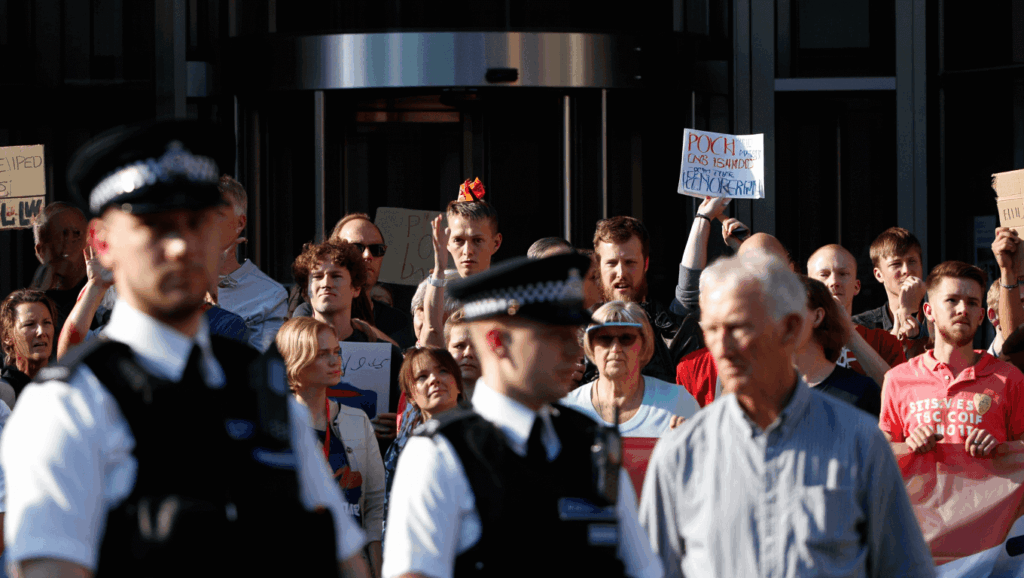 Britain becoming like France raises alarm about politics, public services