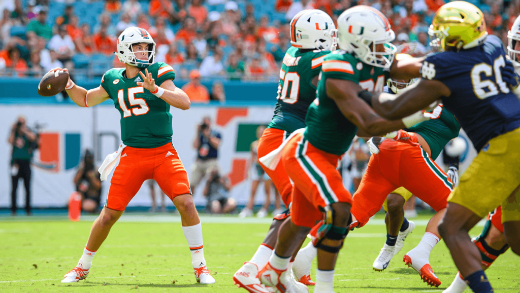 Carson Beck leads Miami Hurricanes past Notre Dame in debut