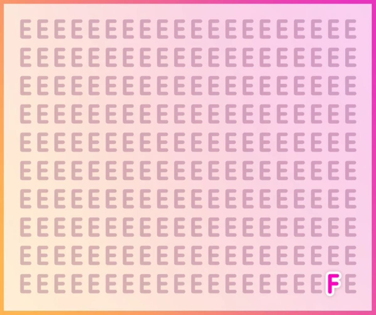 the hidden F