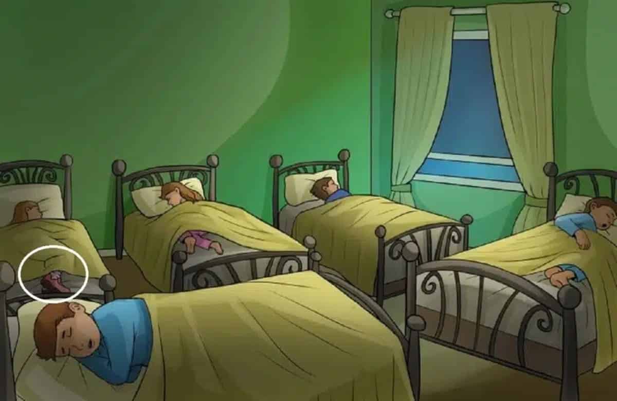which child sneaked out during the night the solution
