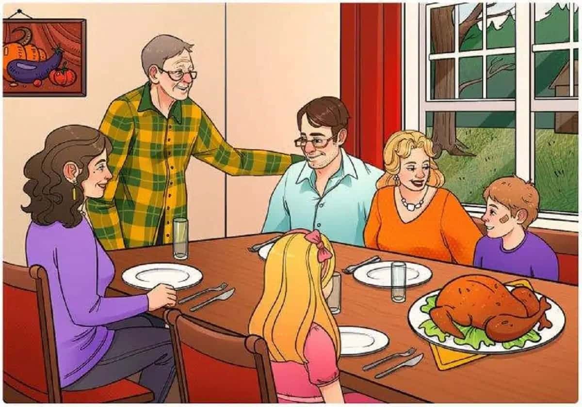 Something’s wrong in this dining room