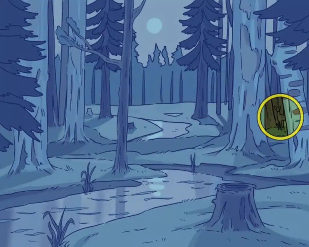 the hidden deer