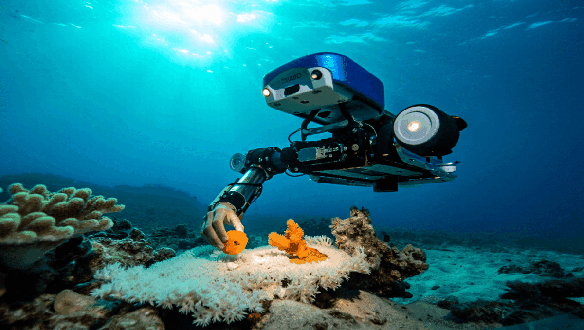 AI-Guided Robot Plants ‘Baby Corals’ Across the Great Barrier Reef