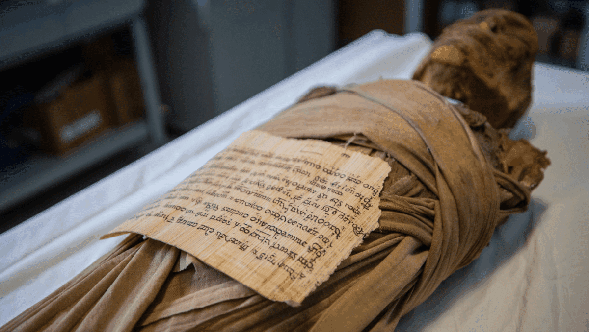 Papyrus Fragment of Homer’s Iliad Found in 1600–Year-old Mummy is First Time Literature is Discovered in a Burial