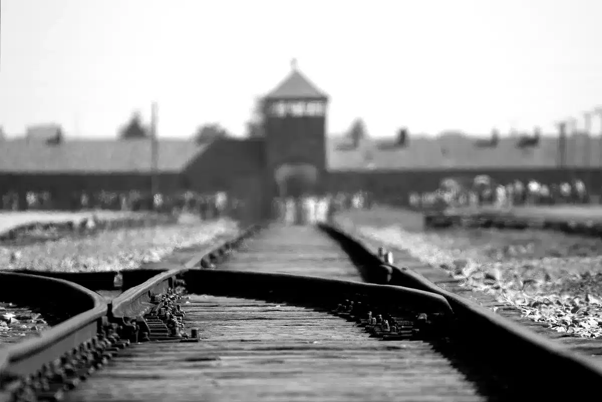 Holocaust memorial symbolizing historical trauma and the gravity of Nazi comparison claims
