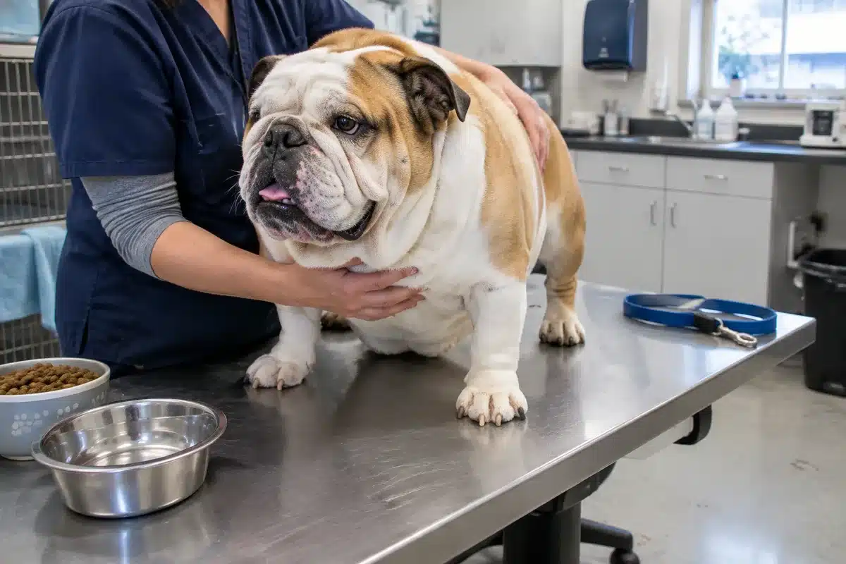70-pound rescue dog once the size of a baby hippo loses weight and is adopted
