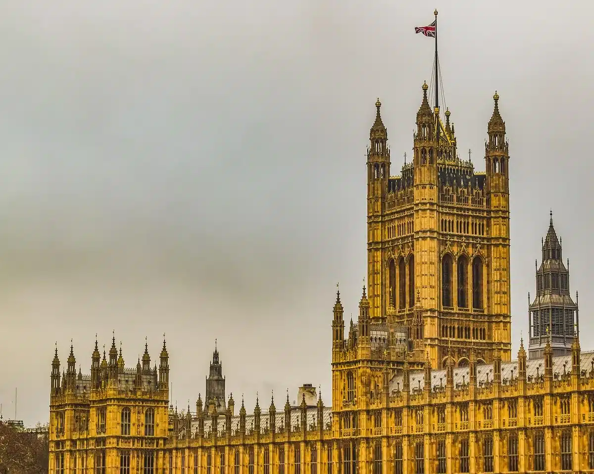 Palace of Westminster exterior hinting at national sovereignty debates