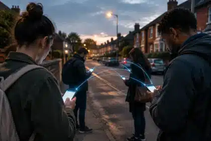 Disaster messaging app by a teen hops across Bluetooth when cellular networks collapse
