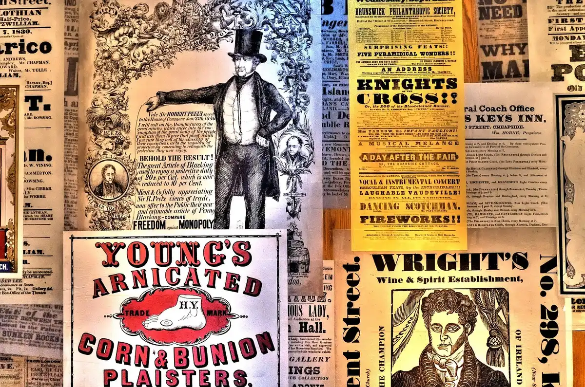 Newspapers and opinion pages stacked to illustrate political language debate