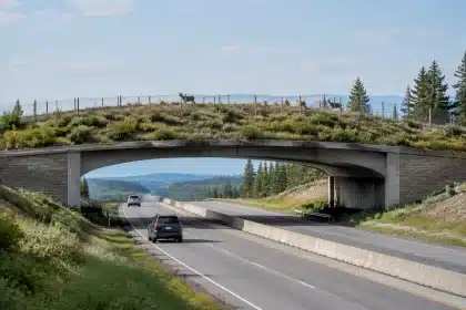 Wildlife overpass cuts I-25 animal collisions by 91%